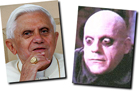 the pope and uncle fester