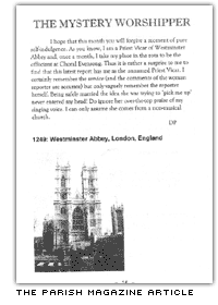 the article in the parish magazine