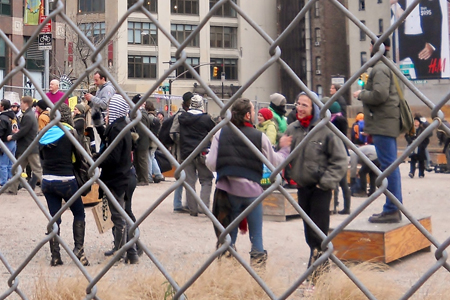 occupying the lenten space lot