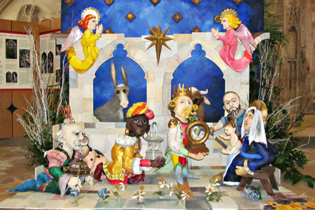 Nativity scene in Gloucester