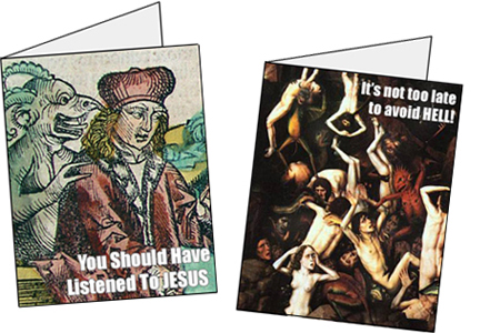 post-rapture greeting cards