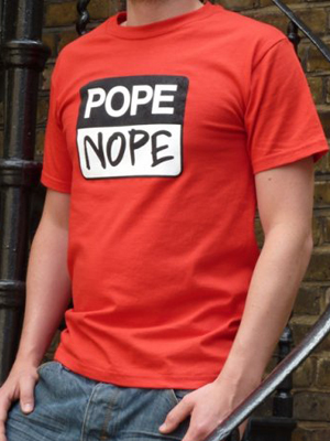 pope nope t-shirt