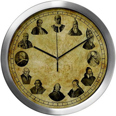 pope pius clock