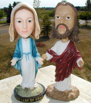 bobblehead mary with jesus