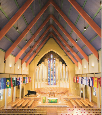 Boe Memorial Chapel, St Olaf College, Northfield, Minnesota, USA