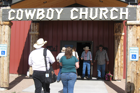 Wild West Cowboy Church Exterior
