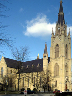 Basilica of the Sacred Heart, Notre Dame, IN (Exterior)