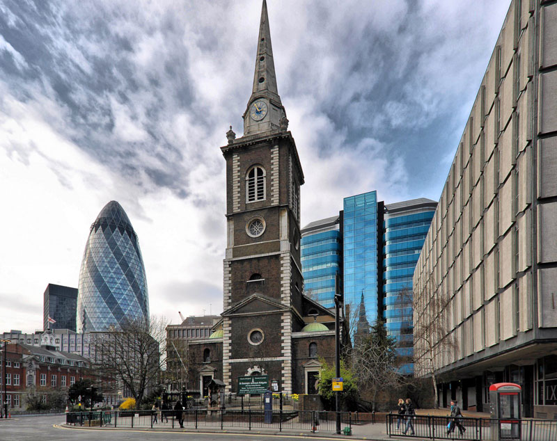 St Botolph 
                  Without Aldgate, London (Exterior)