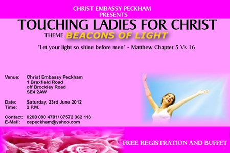 touching ladies for christ